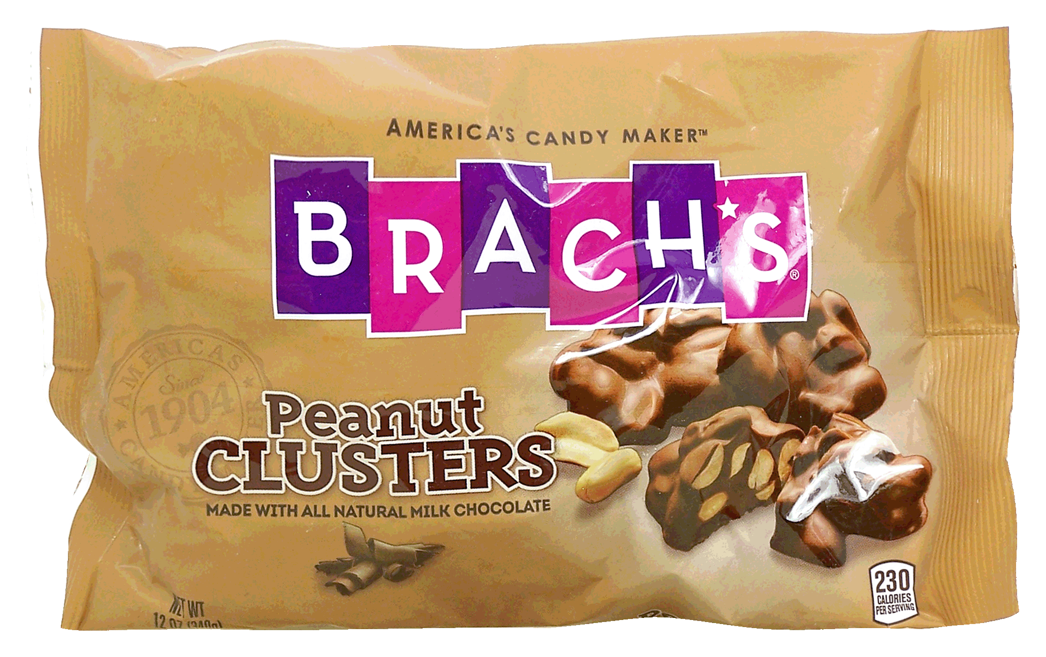 Brach's Peanut Clusters roasted peanuts covered in 100% milk chocolate Full-Size Picture